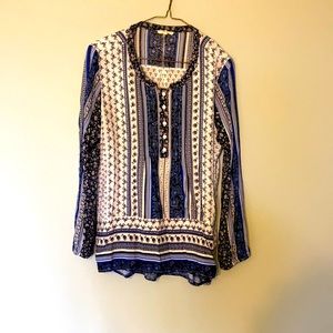 Cotton paisley top